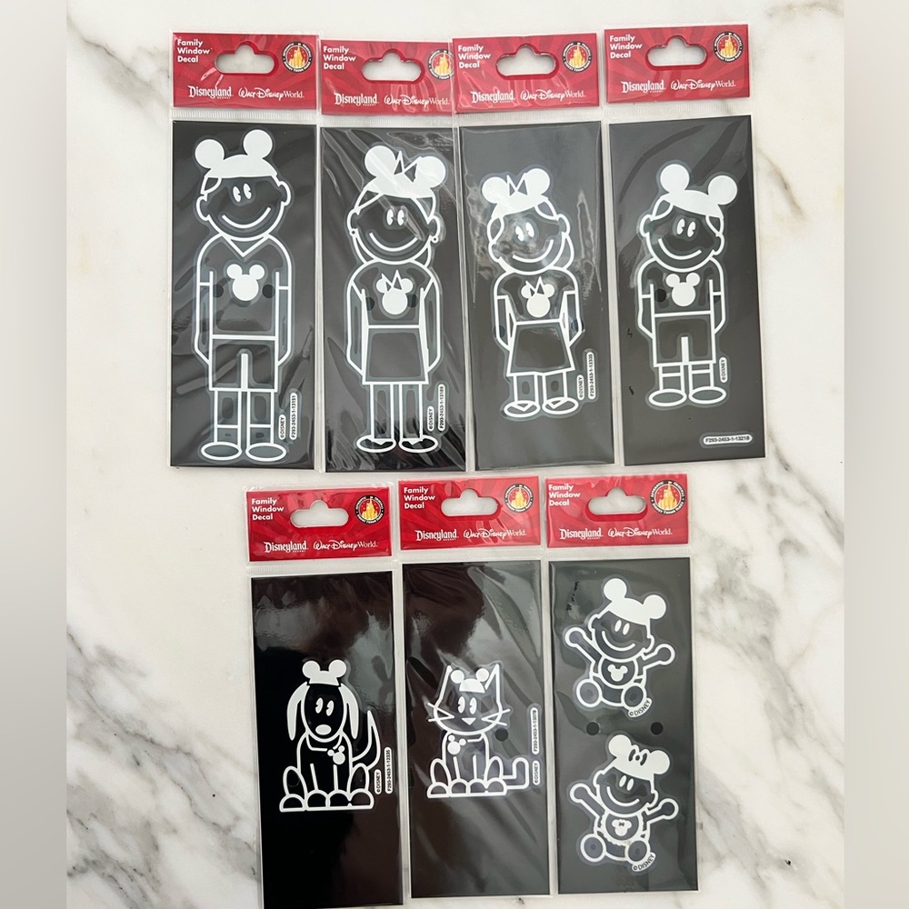 Disney World Window Decals NWT